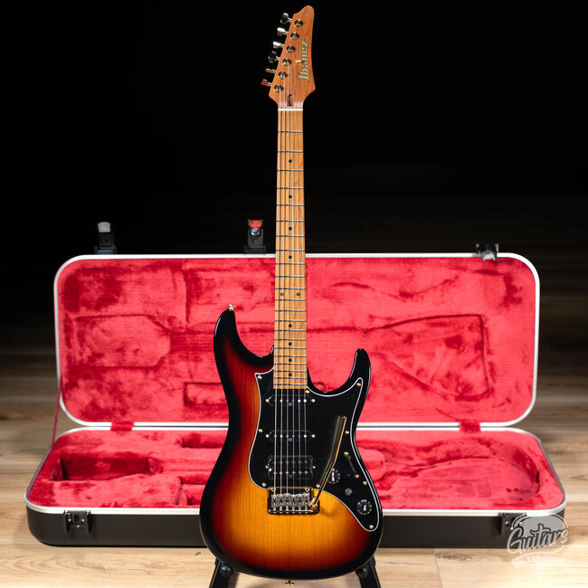 Ibanez AZ2204AG Prestige 6str Electric Guitar w/Case - Tri Fade Burst Flat