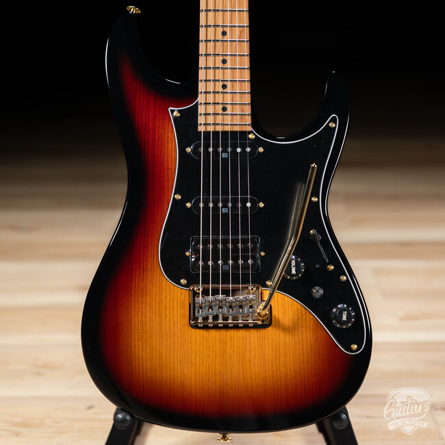 Ibanez AZ2204AG Prestige HSS Guitar w/ Case – Tri-Fade Burst