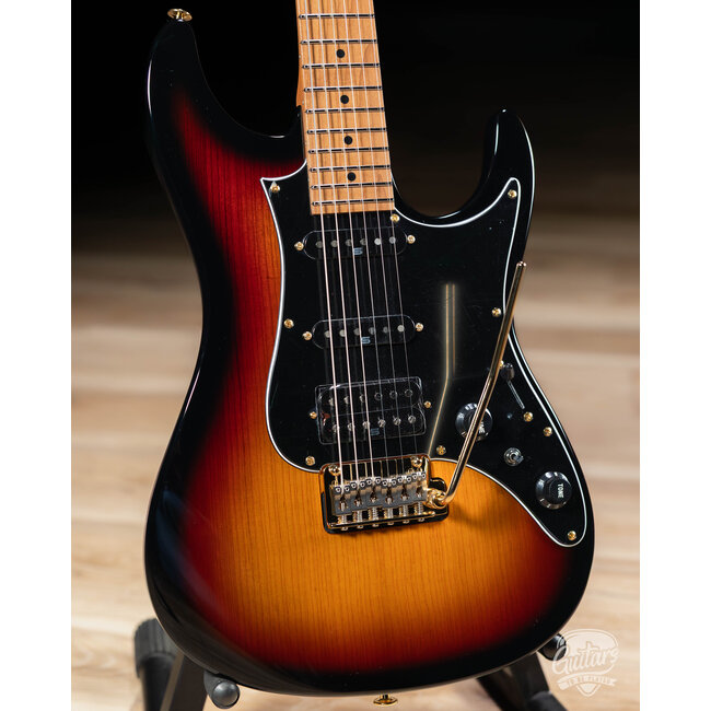 Ibanez AZ2204AG Prestige HSS Guitar w/ Case – Tri-Fade Burst