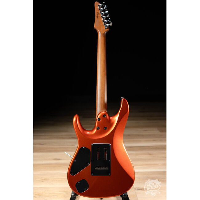 Ibanez AZ2402 Prestige HH Roasted Maple Neck w/ Case – Roadster Orange Metallic