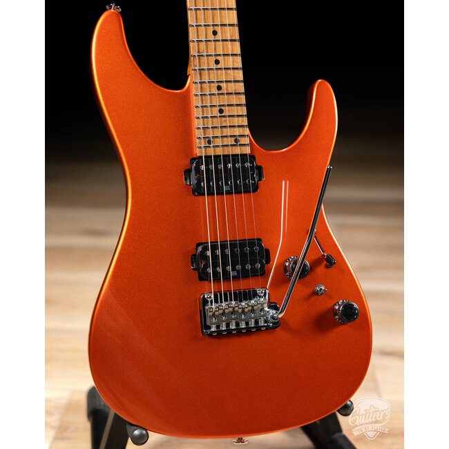Ibanez AZ2402 Prestige HH Roasted Maple Neck w/ Case – Roadster Orange Metallic