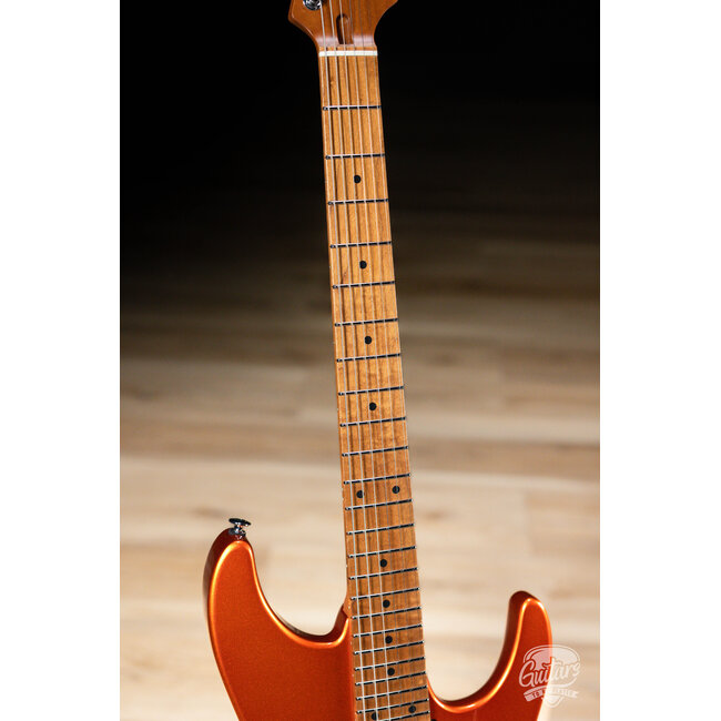 Ibanez AZ2402 Prestige HH Roasted Maple Neck w/ Case – Roadster Orange Metallic