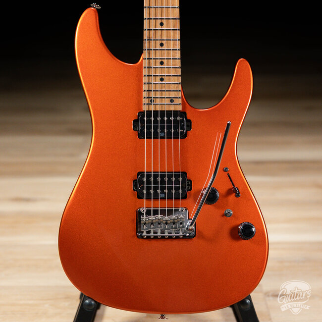 Ibanez AZ2402 Prestige HH Roasted Maple Neck w/ Case – Roadster Orange Metallic