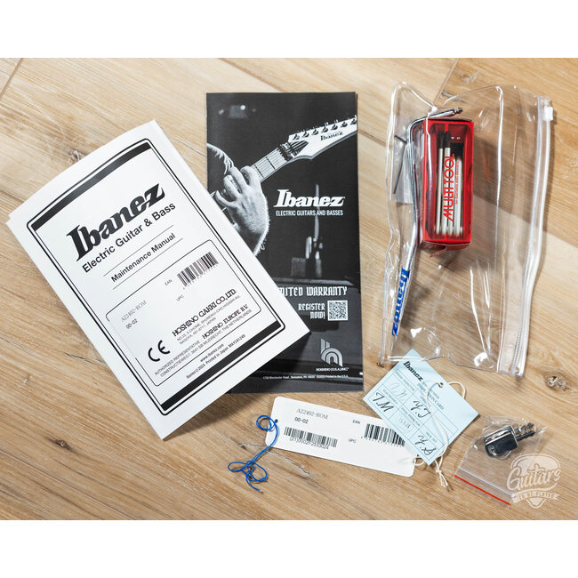 Ibanez AZ2402 Prestige HH Roasted Maple Neck w/ Case – Roadster Orange Metallic