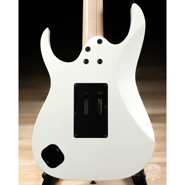 Ibanez RG653DX Prestige HH Guitar w/ Case – White Flat