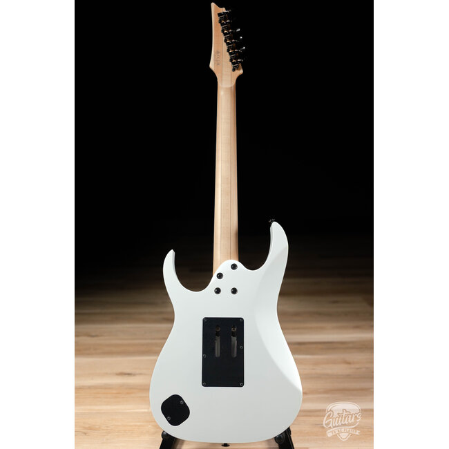 Ibanez RG653DX Prestige HH Guitar w/ Case – White Flat