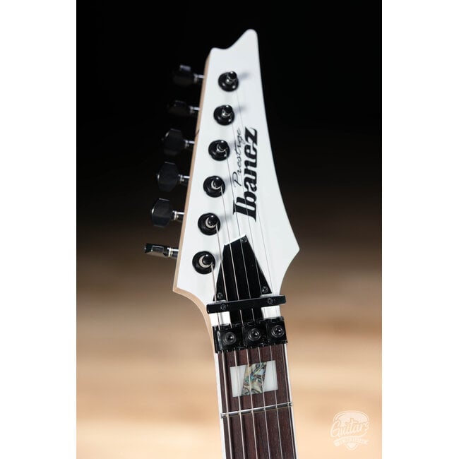 Ibanez RG653DX Prestige HH Guitar w/ Case – White Flat