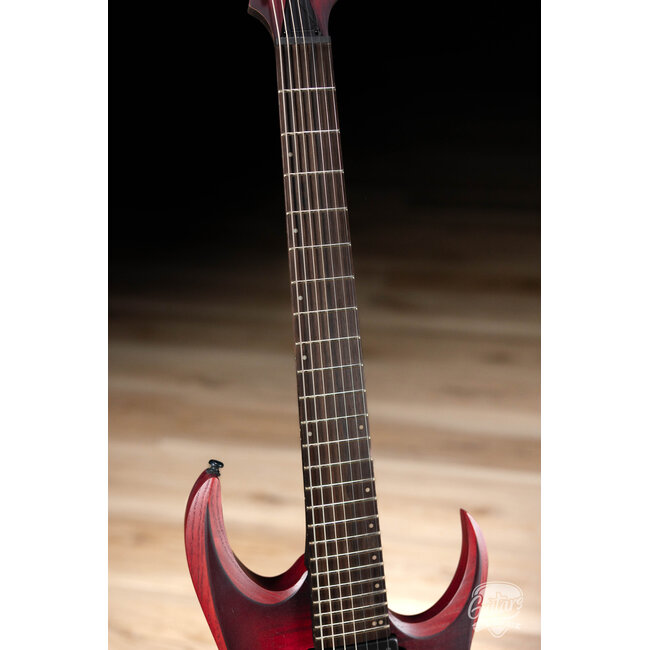 Ibanez RGD721FA 7-String 26.5” Scale Guitar – Stained Wine Red Bust Flat