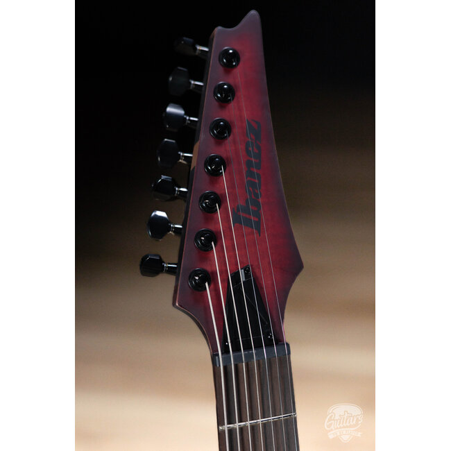 Ibanez RGD721FA 7-String 26.5” Scale Guitar – Stained Wine Red Bust Flat