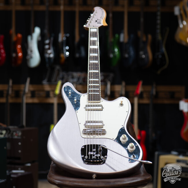 Bilt Relevator Baritone LS Guitar w/ Gigbag - Heather Mist Satin