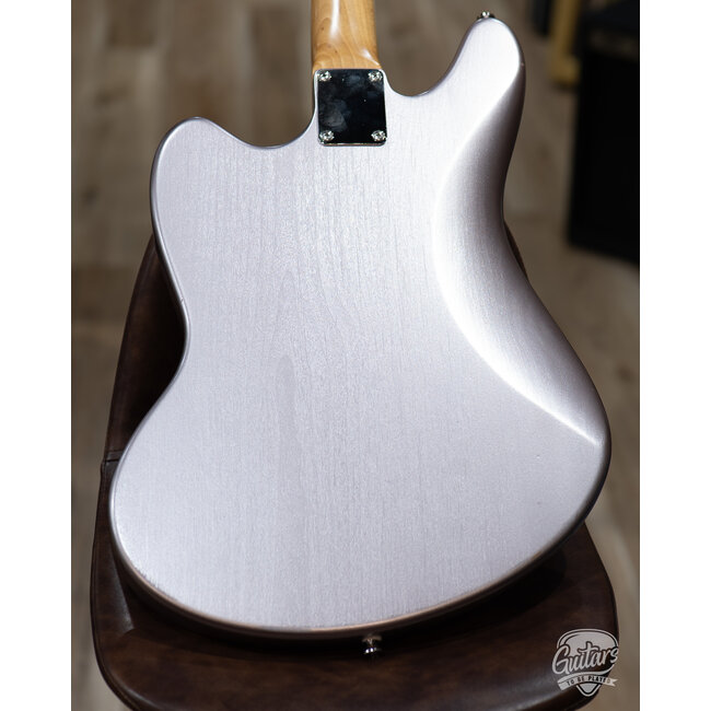 Bilt Relevator Baritone LS Guitar w/ Gigbag - Heather Mist Satin