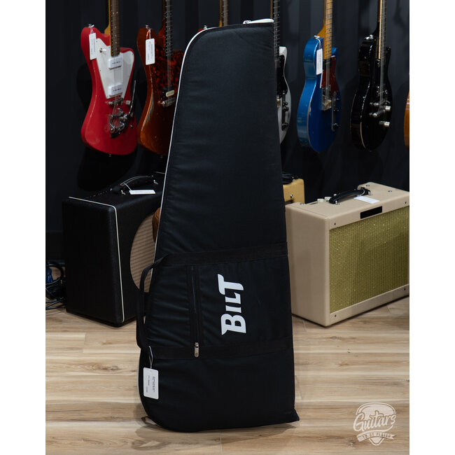 Bilt Relevator Baritone LS Guitar w/ Gigbag - Heather Mist Satin