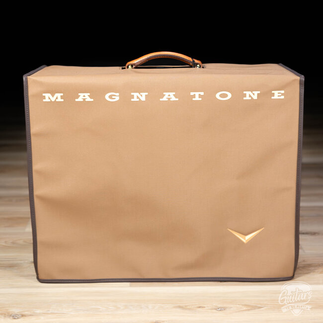 Magnatone Panoramic Stereo 12+12W Vibrato 2x10” Combo Amp – Black w/ Black Grill