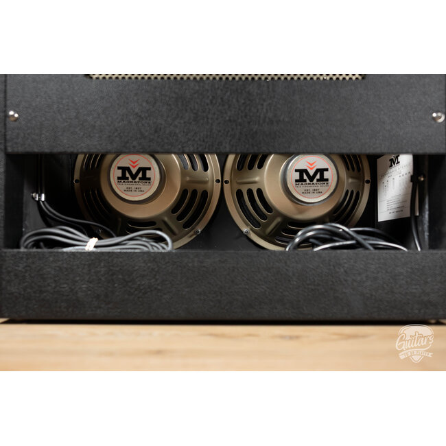 Magnatone Panoramic Stereo 12+12W Vibrato 2x10” Combo Amp – Black w/ Black Grill