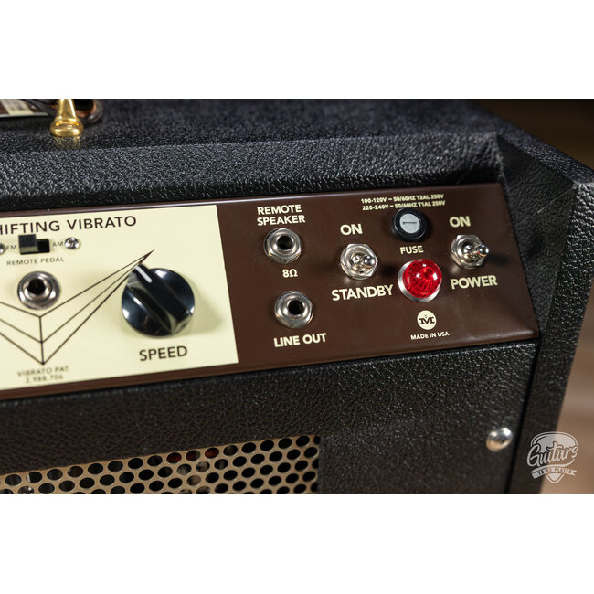 Magnatone Twilighter 22W Reverb/Vibrato 1x12” Combo Amp – Black w/ Black Grill