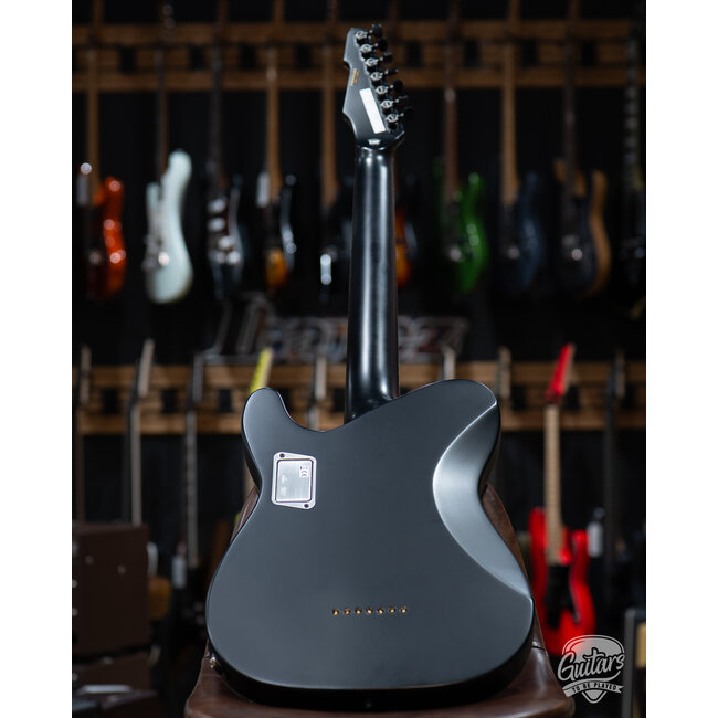 ESP E-II T-B7 Baritone 7-String EMG Guitar w/ Case – Black Satin (B-stock)