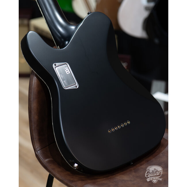ESP E-II T-B7 Baritone 7-String EMG Guitar w/ Case – Black Satin (B-stock)