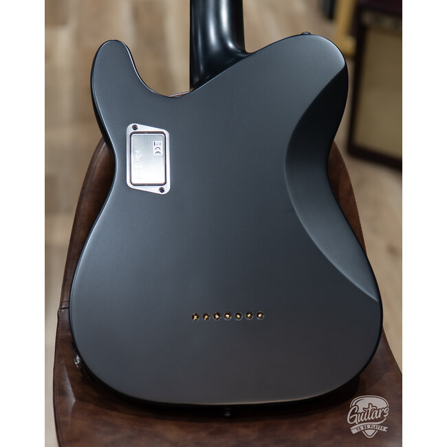 ESP E-II T-B7 Baritone 7-String EMG Guitar w/ Case – Black Satin (B-stock)