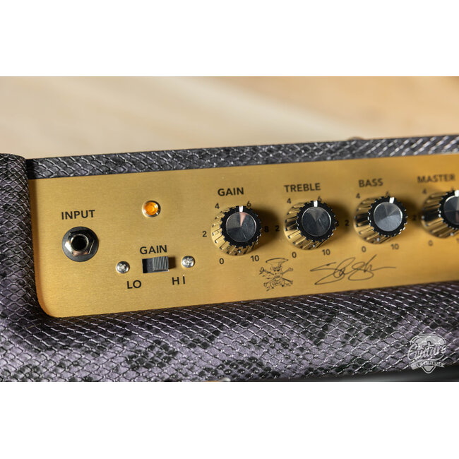 Magnatone Baby M-80 12-Watt Tube 1x10" Combo Amp w/ Cover – Slash Purple Python