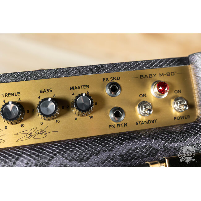 Magnatone Baby M-80 12-Watt Tube 1x10" Combo Amp w/ Cover – Slash Purple Python