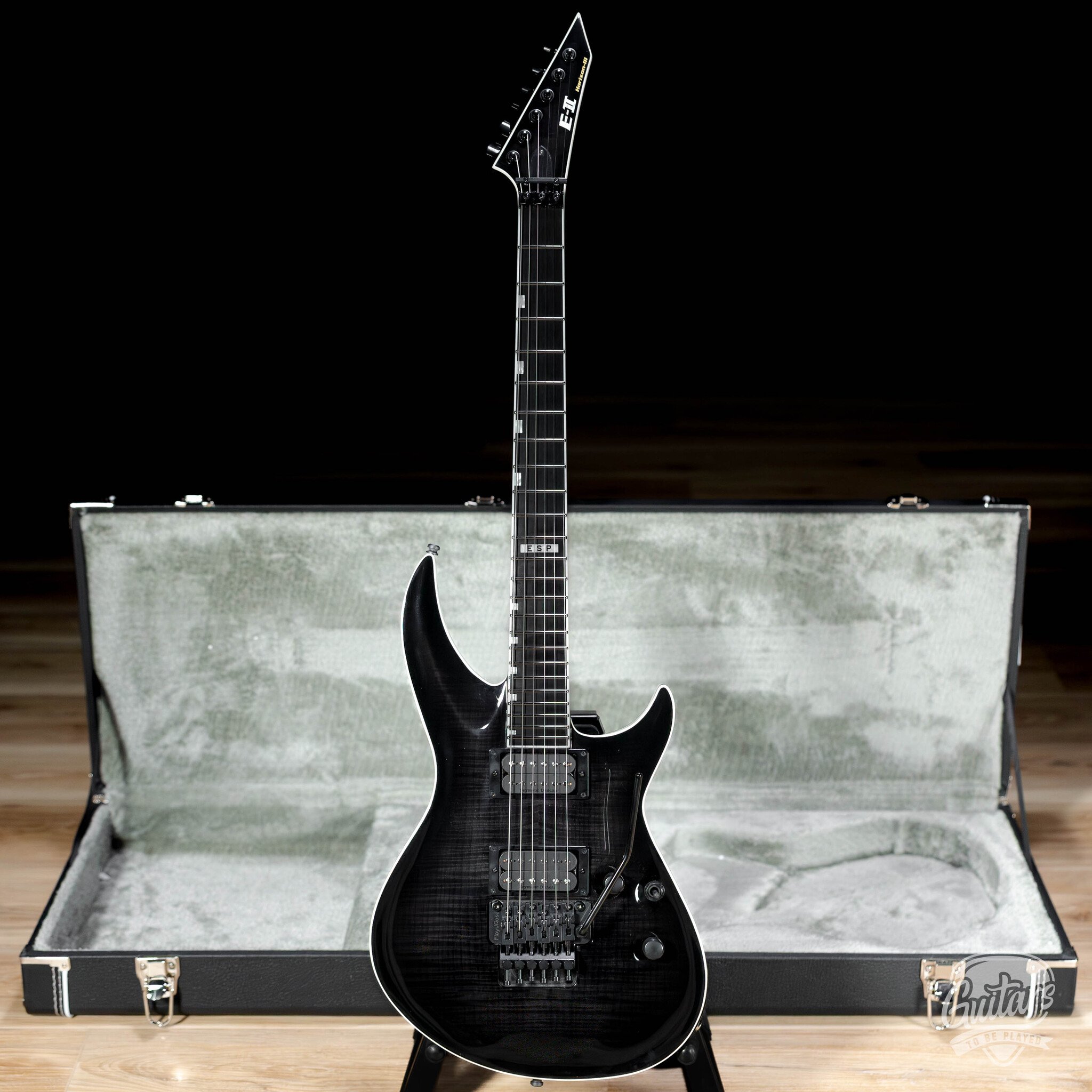 ESP E-II Horizon-III FR Floyd Rose Guitar - See Thru Black