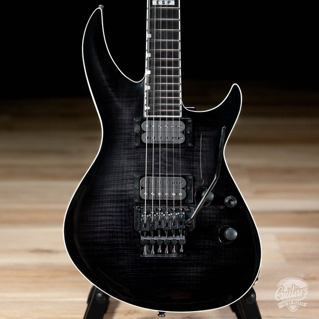 ESP E-II Horizon-III FR Floyd Rose Guitar w/ Case – See Thru Black Sunburst