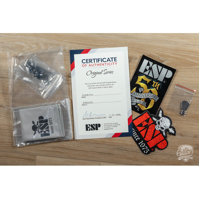 ESP Horizon-I Original Japan Floyd Rose Guitar w/ Case – Titan Metal