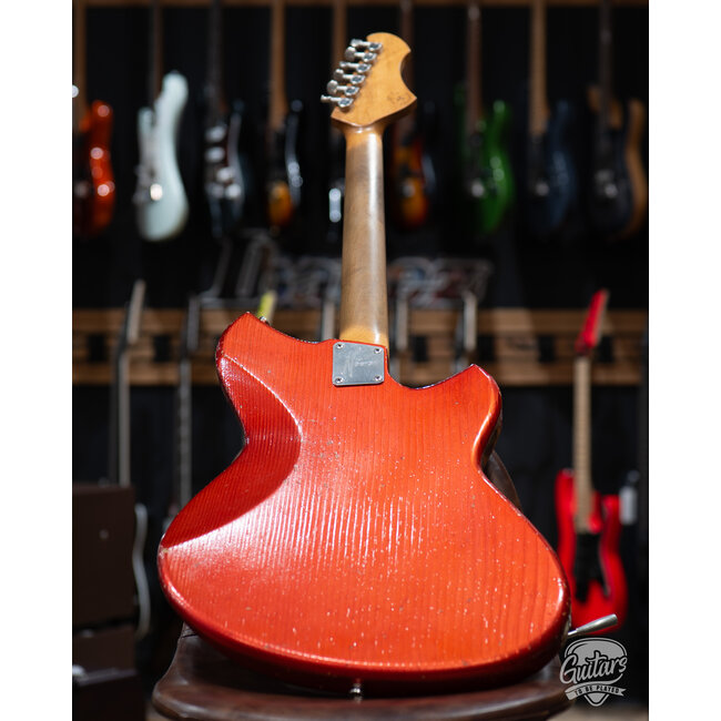 Novo Custom Serus J Left-Handed Guitar w/ Fralin P-90s – Candy Apple Red