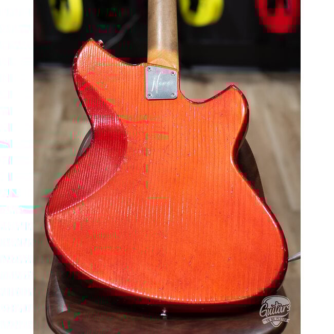 Novo Custom Serus J Left-Handed Guitar w/ Fralin P-90s – Candy Apple Red