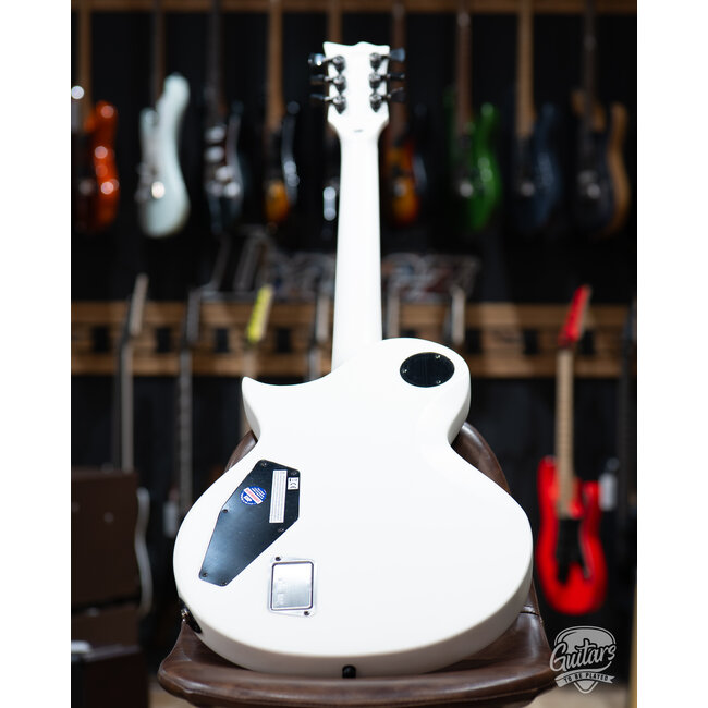 ESP E-II Eclipse EMG Electric Guitar w/ Case – Snow White Satin (B-stock)