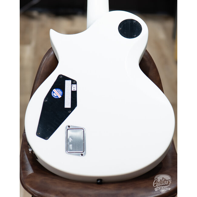 ESP E-II Eclipse EMG Electric Guitar w/ Case – Snow White Satin (B-stock)