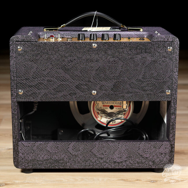 Magnatone Baby M-80 12-Watt Tube 1x10" Combo Amp w/ Cover – Slash Purple Python