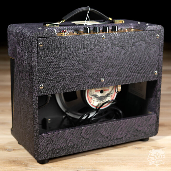 Magnatone Baby M-80 12-Watt Tube 1x10" Combo Amp w/ Cover – Slash Purple Python