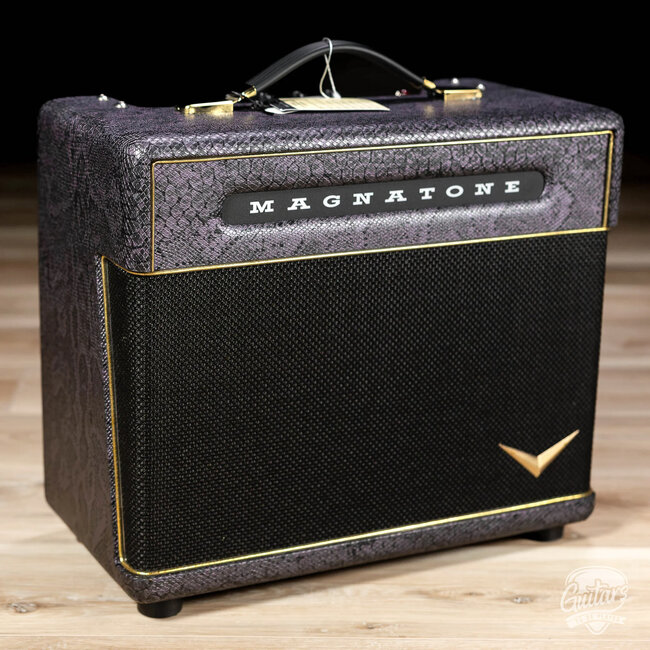 Magnatone Baby M-80 12-Watt Tube 1x10" Combo Amp w/ Cover – Slash Purple Python