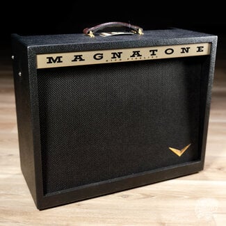 Magnatone Amplification Magnatone Twilighter 22W Reverb/Vibrato 1x12” Combo Amp – Black w/ Black Grill