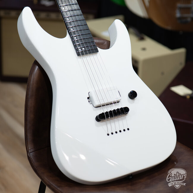 ESP E-II M-I NT Neck Thru Fishman Guitar w/ Case – Snow White (B-stock)