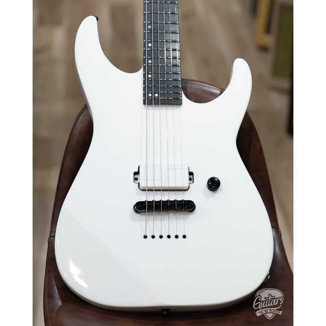 ESP E-II M-I NT Neck Thru Fishman Guitar w/ Case – Snow White (B-stock)