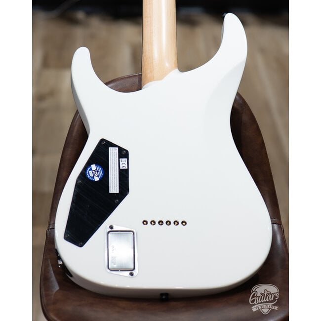 ESP E-II M-I NT Neck Thru Fishman Guitar w/ Case – Snow White (B-stock)