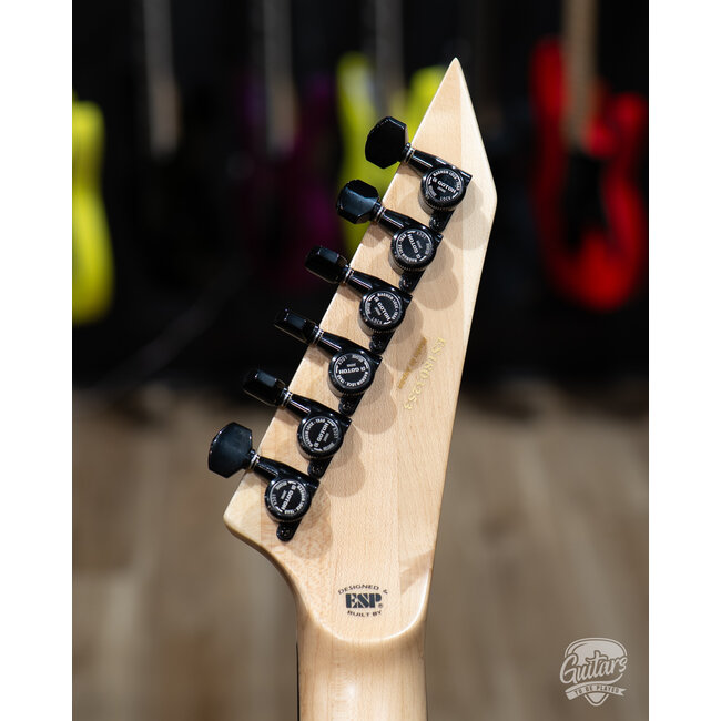 ESP E-II M-I NT Neck Thru Fishman Guitar w/ Case – Snow White (B-stock)