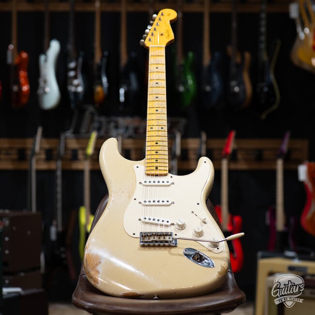 2013 Fender Custom Shop ‘56 Stratocaster Relic w/ Fat ‘50s PUs – Desert Sand