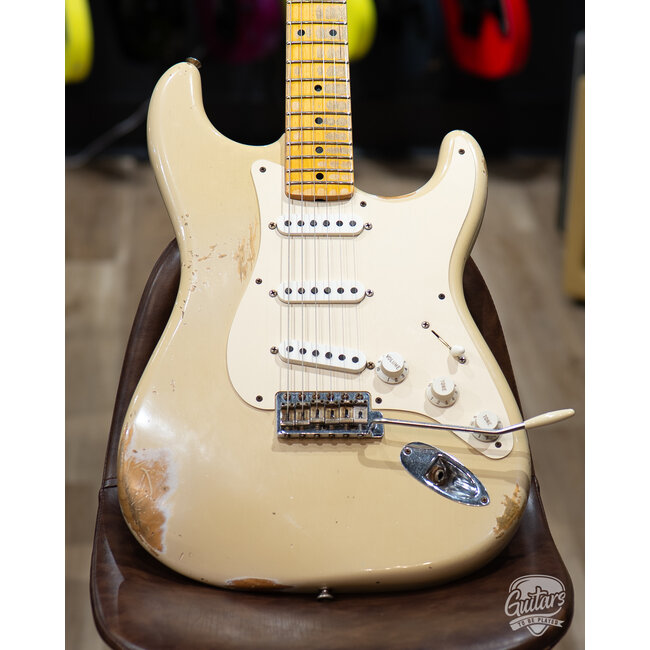 2013 Fender Custom Shop ‘56 Stratocaster Relic w/ Fat ‘50s PUs – Desert Sand