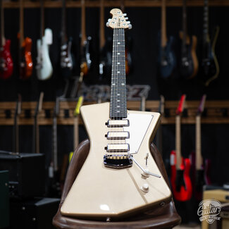 Used 2021 Ernie Ball Music Man St. Vincent Goldie w/ Case – Cashmere