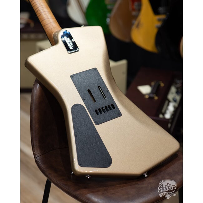 2021 Ernie Ball Music Man St. Vincent Goldie w/ Case – Cashmere