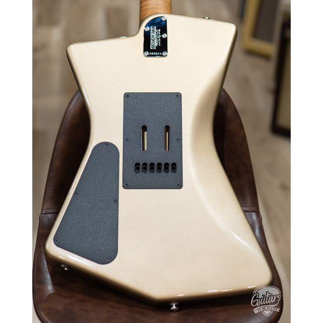 2021 Ernie Ball Music Man St. Vincent Goldie w/ Case – Cashmere