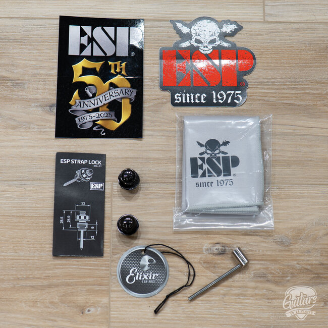 ESP E-II Eclipse DB EMG Guitar w/ Case – Granite Sparkle (B-stock)