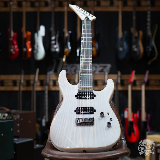 Used Jackson SL7A 7 String Hard Tail w/ Gigbag– Unicorn White