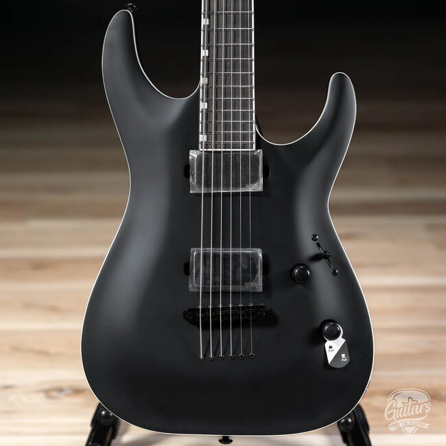 ESP LTD MH-1000 Baritone EMG Guitar – Black Satin (B-stock)
