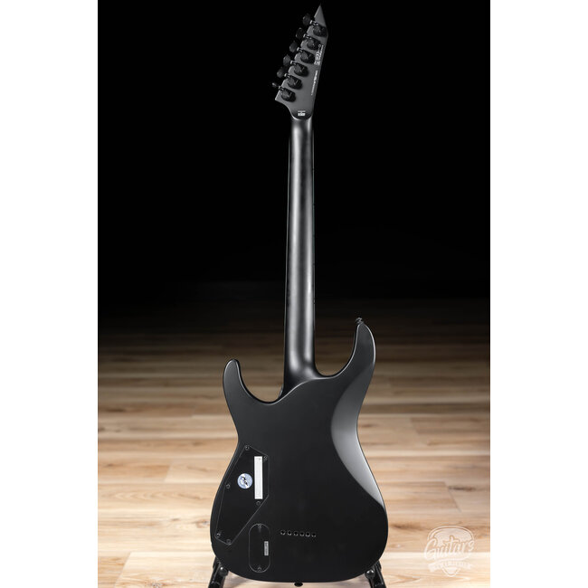 ESP LTD MH-1000 Baritone EMG Guitar – Black Satin (B-stock)