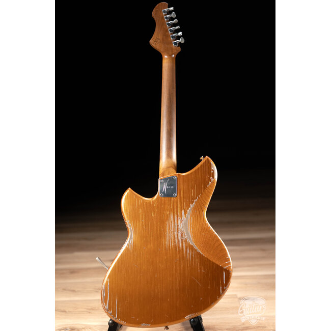 2026 Novo Custom Serus J Guitar w/ Lollar Firebirds – Aztec Gold