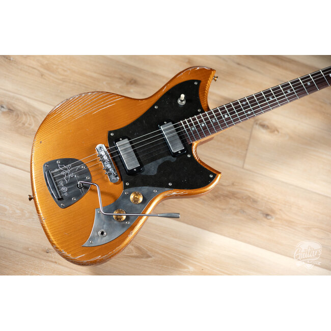 2026 Novo Custom Serus J Guitar w/ Lollar Firebirds – Aztec Gold